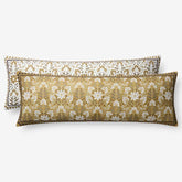 Medallion Reversible Decorative Lumbar Pillow Cover - Gold, 14 in. x 40 in.