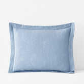 Putnam Cotton Matelassé Sham - Dusty Blue