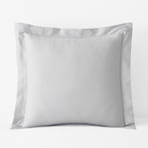 Classic Smooth Sateen Solid Sham - Light Gray, Euro