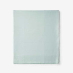 Classic Cool Cotton Percale Flat Bed Sheet - Sea Mist, Oversized Queen