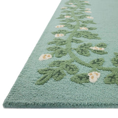 Highgrove Wool Rug - Blue, 3' 6" x 5' 6"