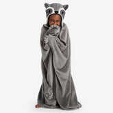 Plush Character Throw - Raccoon