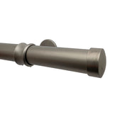Endcap Finial and 1.5" diameter Rod Set - Pewter, 108"