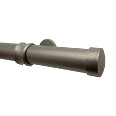 Endcap Finial and 1.5" diameter Rod Set - Fossil, 60"