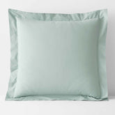 Classic Cool Cotton Percale Sham - Sea Mist, Euro