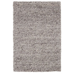 Chunky Handwoven Wool Rug - Gray, 3' x 5'