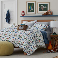 Bear Camp Wall Art - Light Green