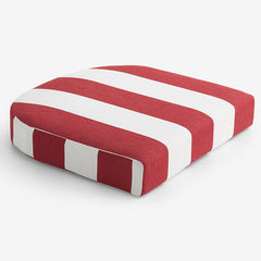 Contour Chair Cushion - Cabana Jockey Red, 21 in . x 19 in.