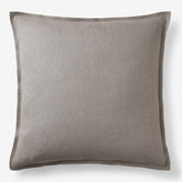 Linen Decorative Square Pillow Cover - Gray, 24 in. x 24 in.