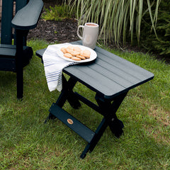 Adirondack Folding Side Table - Navy