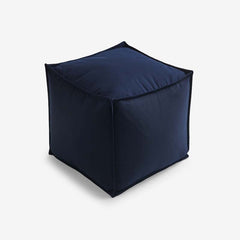 Indoor/Outdoor Pouf - Navy, Small