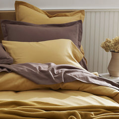 Classic Ultra-Cozy Cotton Velvet Flannel Fitted Bed Sheet - Amber, King