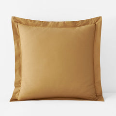 Classic Cool Cotton Percale Sham - Amber, Euro