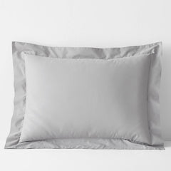 Classic Cool Cotton Percale Sham - Gray Smoke, King