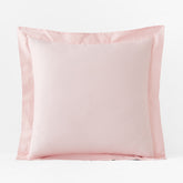 Classic Cool Organic Cotton Percale Solid Sham - Petal Pink, Euro