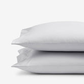 Classic Smooth Wrinkle-Free Sateen Pillowcase Set - Gray Mist, Standard