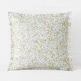 Clemencia Classic Cool Cotton Percale Sham - Mini Floral Peach Blossom, Euro