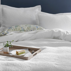 Hillcrest Cotton Matelassé Sham - Ivory