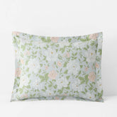 Misty Meadow Cluster Reversible Classic Smooth Sateen Sham - Green Tea, Standard