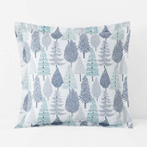 Holiday Print Classic Ultra-Cozy Cotton Velvet Flannel Sham - Whimsical Wilds, Euro