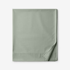 Classic Smooth Rayon Made From Bamboo Sateen Flat Bed Sheet - Tarragon, King