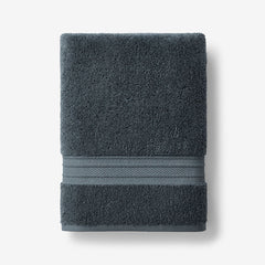 Cotton & TENCEL™ Lyocell Bath Towel - Sea Blue