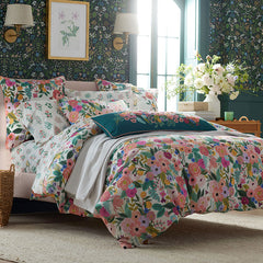 Garden Party Classic Cool Cotton Percale Sham - Multi, Euro