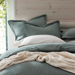Chunky Cable Knit Throw - Khaki Green