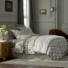 Garden Patch Reversible Garment Washed Cotton Percale Sham - Multi, Euro