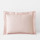 Classic Smooth Sateen Solid Sham - Blush, Standard