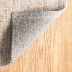 Crosshatch Hand Hooked Wool Rug - Ivory, 4' x 6'