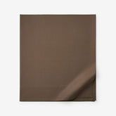 Classic Cool Cotton Percale Flat Bed Sheet - Coffee, Full