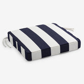 Replacement Boxed Edge Chair Cushion - Cabana Midnight, 20 in. x 20 in.