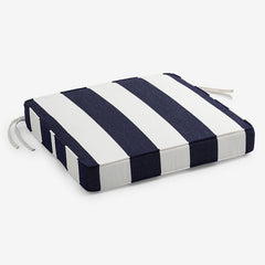 Replacement Boxed Edge Chair Cushion - Cabana Midnight, 20 in. x 20 in.