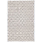 Honeycomb Handwoven Wool Rug - Ivory Gray, 3' x 5'