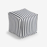 Indoor/Outdoor Pouf - Lido Stripe, Small