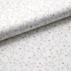 Ava Traditional Wallpaper - Ditsy Floral Clay, Swatch