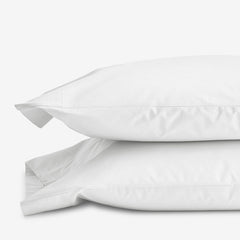 Classic Cool Cotton Percale Pillowcase Set - White, Standard