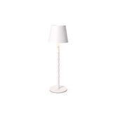Bamboo Cordless LED Table Lamp - White