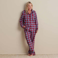 Family Flannel Women's Button-Down Pajama Set - Nantucket, XXXL