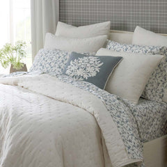 Petite Tufted Quilt - Off White, Full/Queen