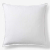 Linen Decorative Square Pillow Cover - White, 24 in. x 24 in.
