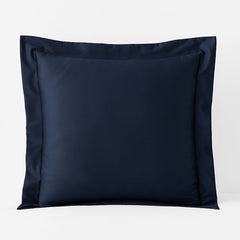 Premium Smooth Supima® Cotton Wrinkle-Free Sateen Sham - Navy, Euro