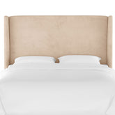 Gramercy Velvet Headboard - Pearl