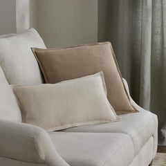 Linen Decorative Square Pillow Cover - Sand, 24 in. x 24 in.
