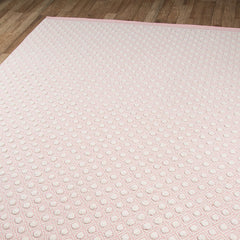 Dot Handwoven Wool Rug - Pink, 7' 6" x 9' 6"