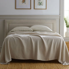 Gossamer Cotton Blanket - Linen, Full/Queen
