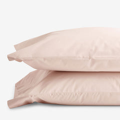 Classic Cool Cotton Percale Pillowcase Set - Peach Nectar, Standard