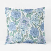 Garden Bliss Classic Smooth Sateen Sham - Blue Multi, Euro