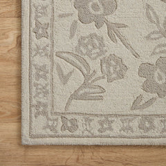 Arboretum Wool Rug - Rose Garden Ivory, 2' 6" x 7' 6" Runner